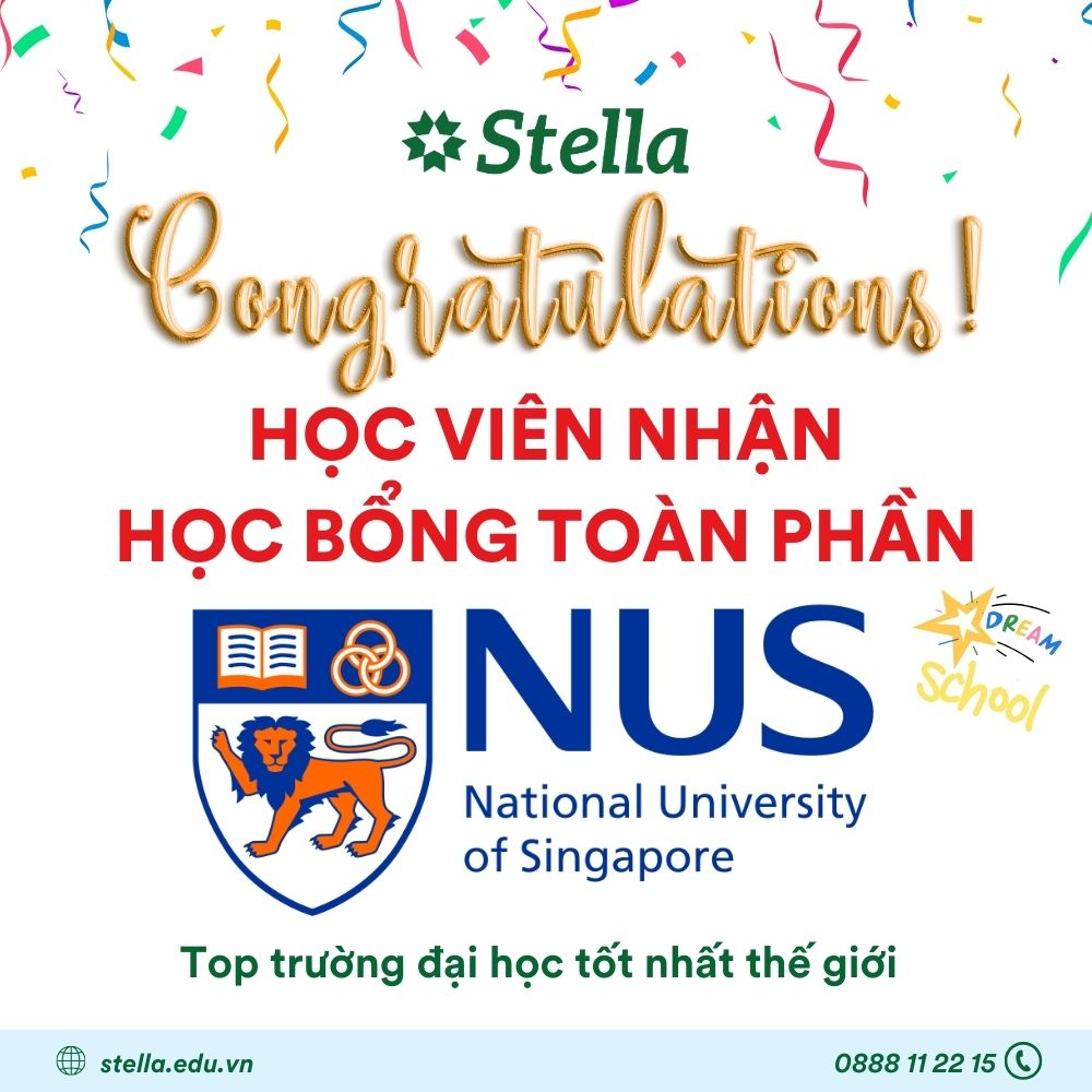học bổng toàn phần du học singapore